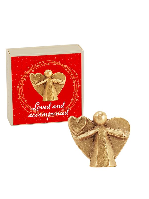 Foto: Loved and accompanied (Figur), 3,5 cm hoch, in Geschenkschachtel