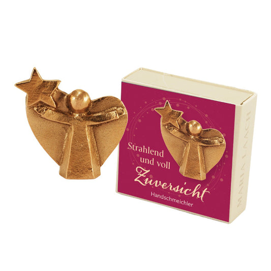 Bronze-Engel "Strahlend und voll Zuversicht"