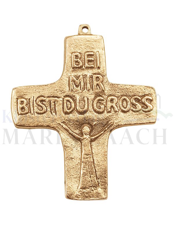 Foto: Kreuz Bei mir bist du groß, 8,5 x 7 cm