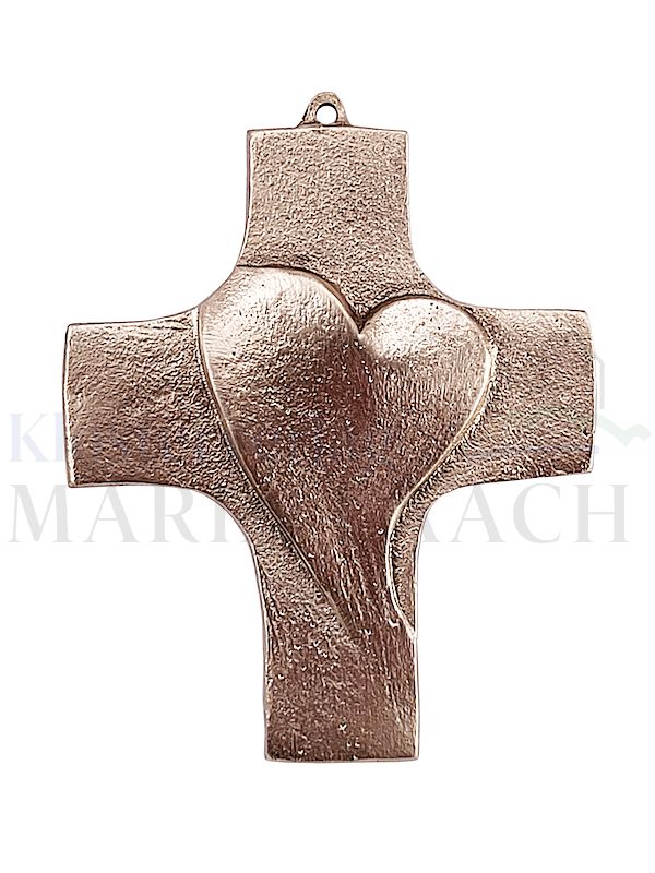 Foto: Kreuz Offenes Herz, 9 x 7,3 cm