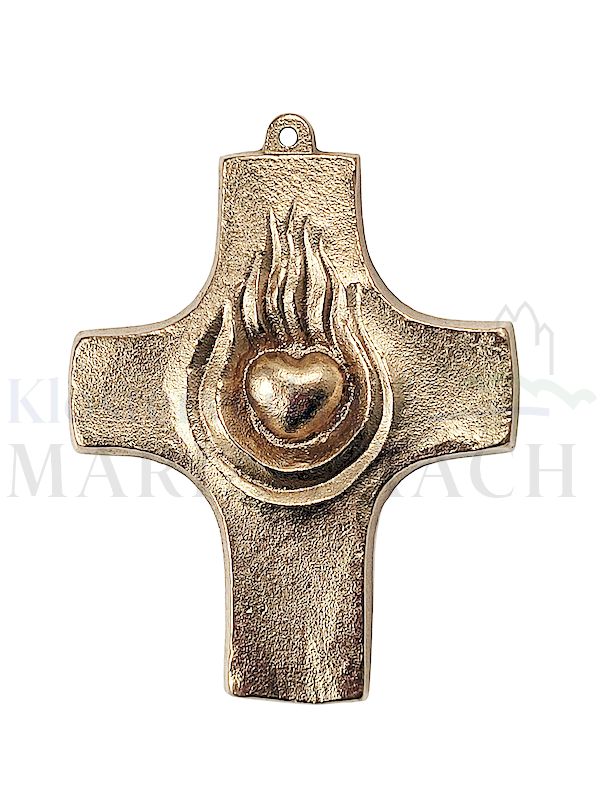 Foto: Kreuz Brannte nicht unser Herz, 9 x 7 cm