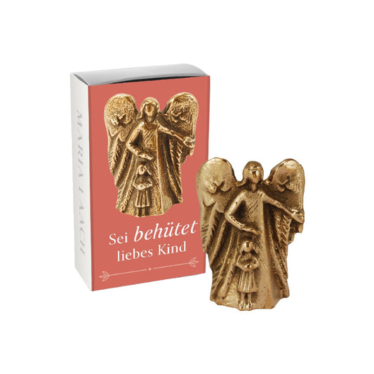 Bronzefigur "Sei behütet, liebes Kind"
