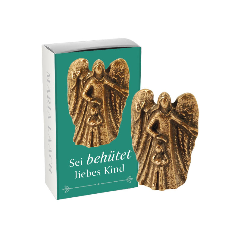 Bronzefigur "Sei behütet, liebes Kind"