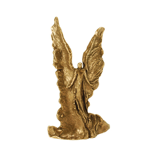 Bronzefigur "Dynamis - Engel der Kraft"
