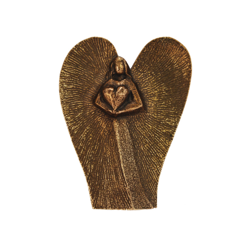 Bronzefigur "Herz-Engel"