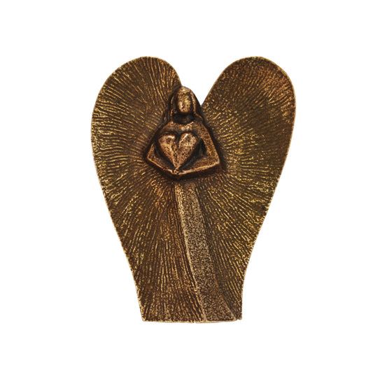 Bronzefigur "Herz-Engel"