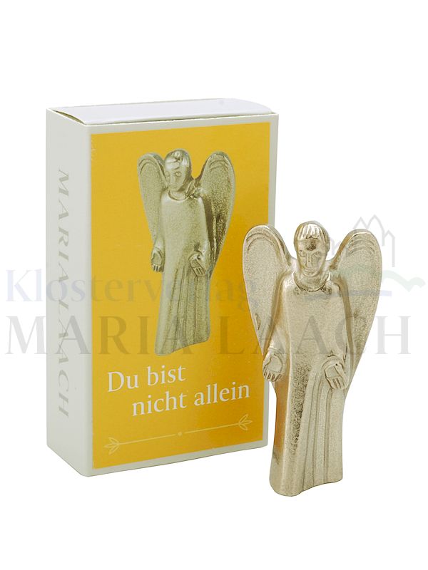 Foto: Du bist nicht allein (Figur), 6,7 cm hoch, Silberbronze, in Geschenkschachtel