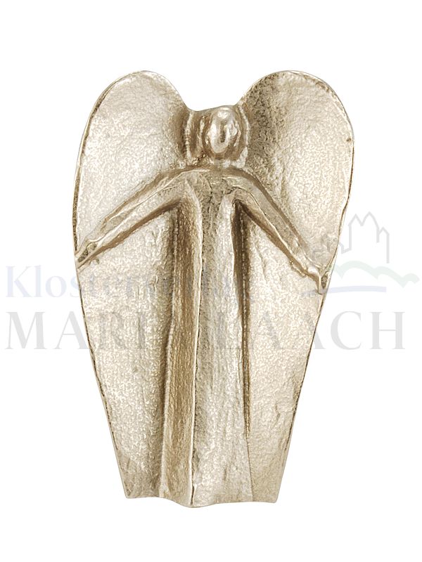 Foto: Figur Schutzengel, 7 cm hoch, Silberbronze