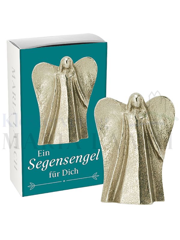 Foto: Segensreich-Engel, 5 x 3,5 cm, Silberbronze