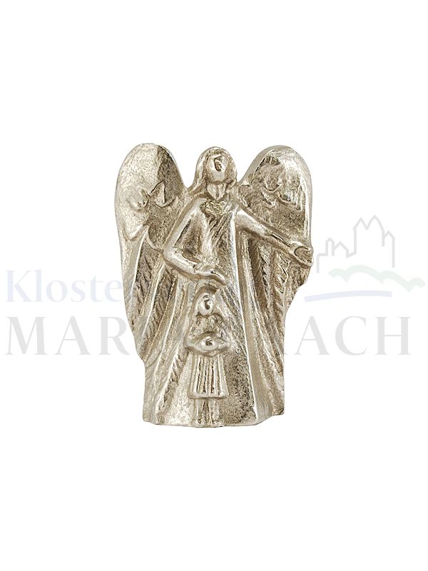 Foto: Sei behütet, liebes Kind Mädchen (Figur), 5 cm hoch, Silberbronze, in Geschenkverpackung