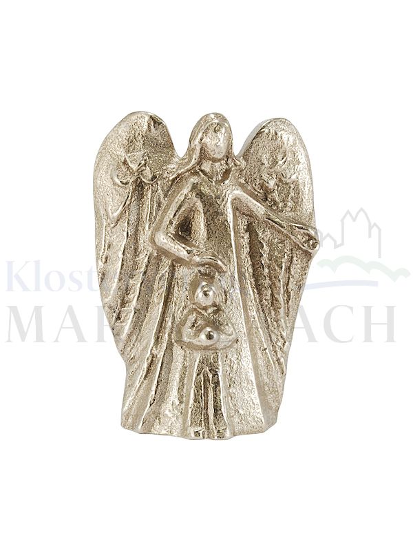 Foto: Sei behütet, liebes Kind Junge (Figur), 5 cm hoch, Silberbronze, in Geschenkverpackung