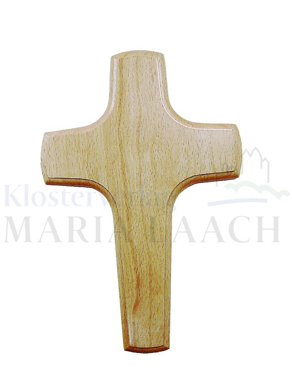 Foto: Wandkreuz, Buche lackiert, 20 x 13,5 cm