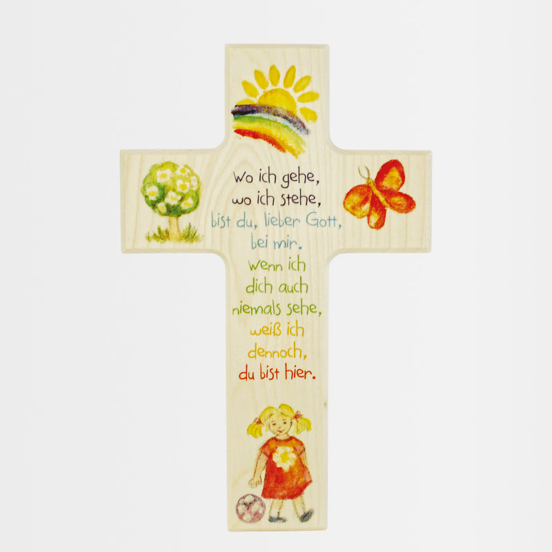 Kinderkreuz "Wo ich gehe, wo ich stehe…"