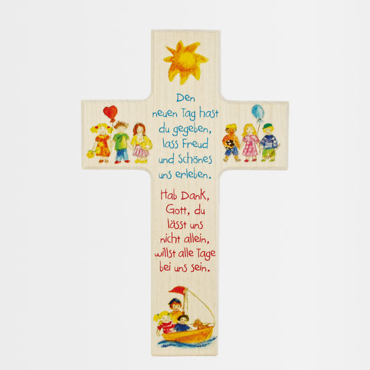 Kinderkreuz "Den neuen Tag hast du gegeben…"