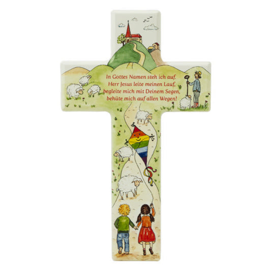 Kinderkreuz "In Gottes Namen steh ich auf…"