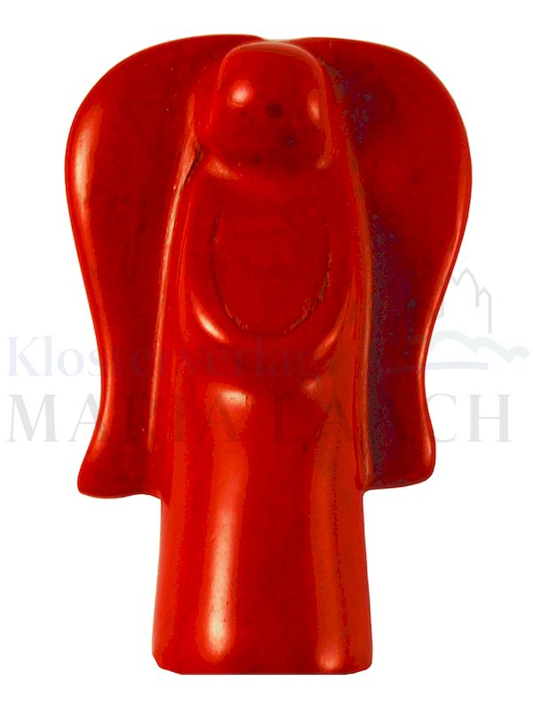 Foto: VE 5 Figur Engel, rot, 5 cm hoch