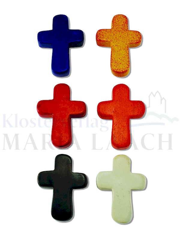 Foto: VE 6 Handschmeichler-Kreuz, 5,5 x 4,5 x 1,5 cm