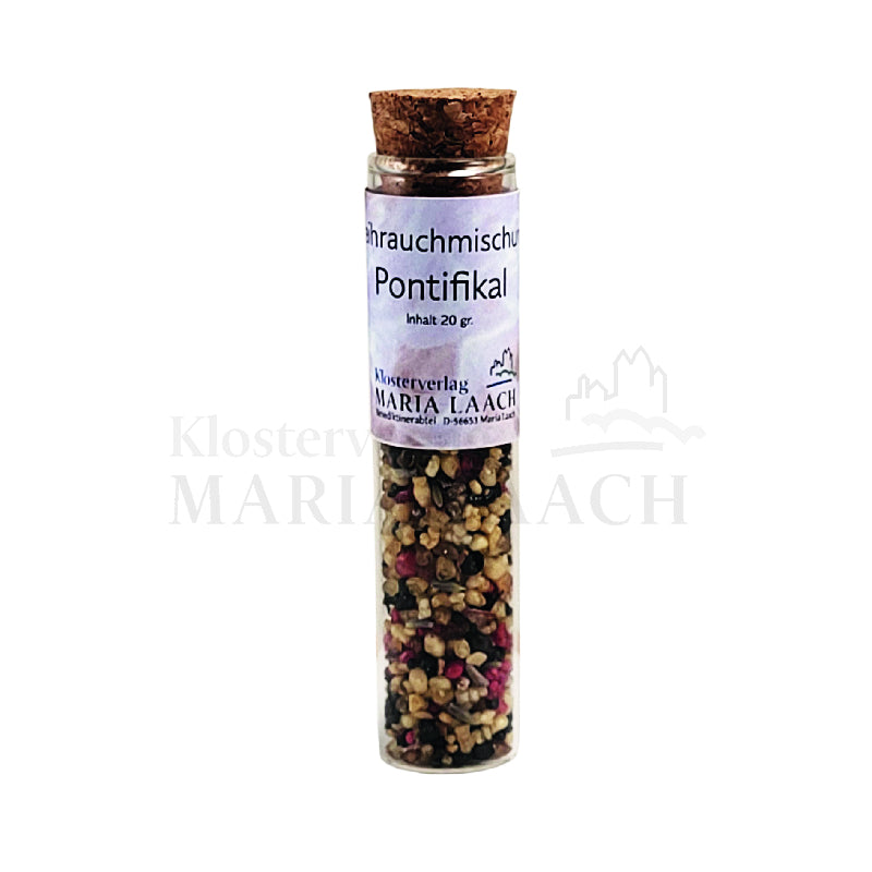 Weihrauchmischung Pontifikal, 20 g, in Glasfläschen