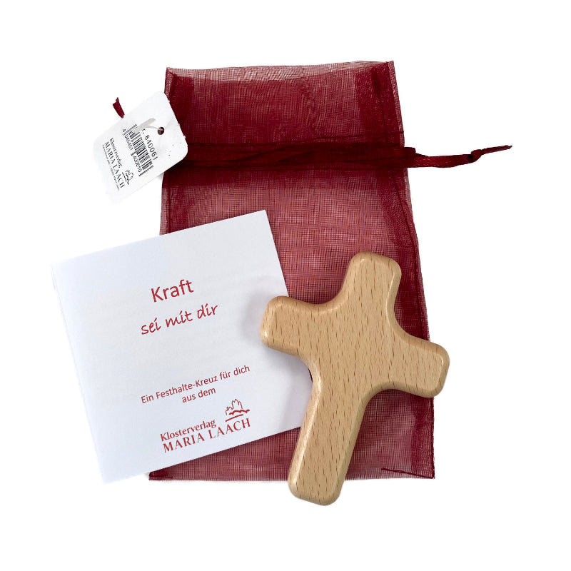 Handkreuz in Organzabeutel 'Kraft'
