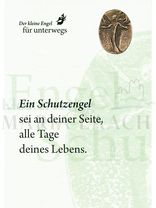 Foto: Mini-Plakette Engel des Schutzes, auf Kärtchen, 11,5 x 8 cm