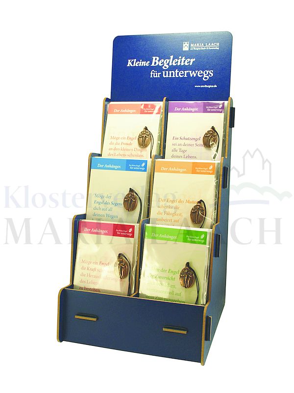 Foto: Theken-Display mit 60 Exemplare Taschen-Anhänger, gemischt