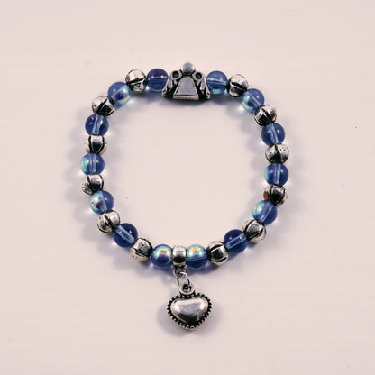Armband mit Engel in blau
