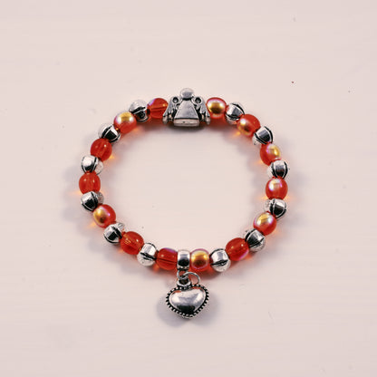 Armband mit Engel in orange