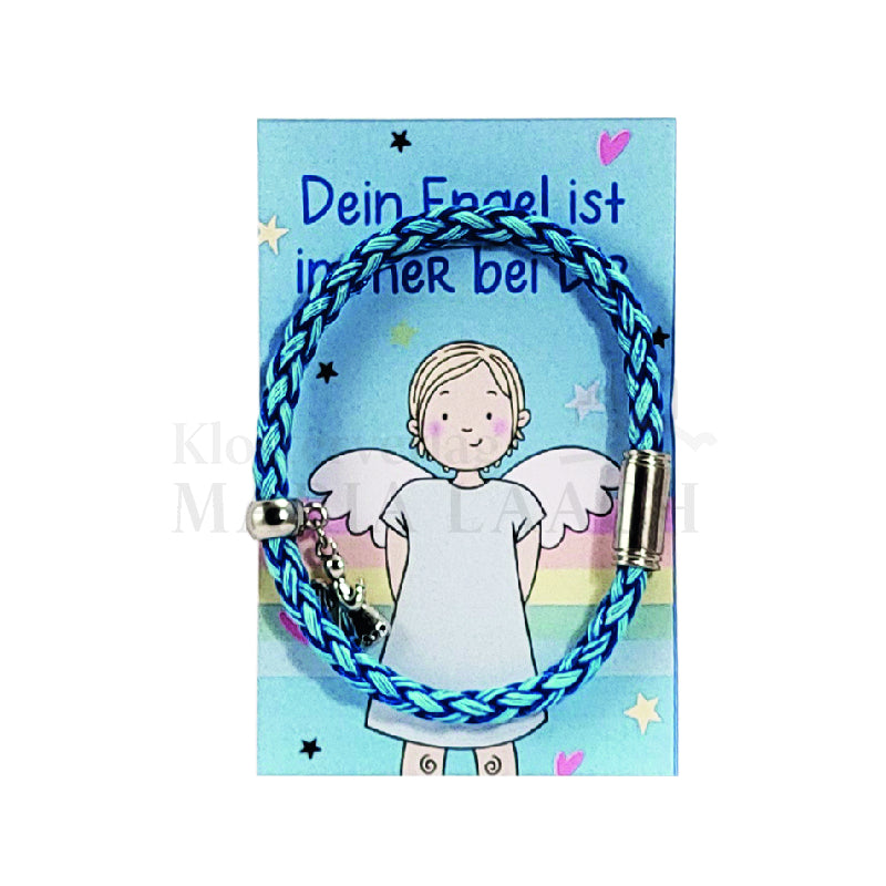 Dein Engel ist immer bei dir, Armband, blau