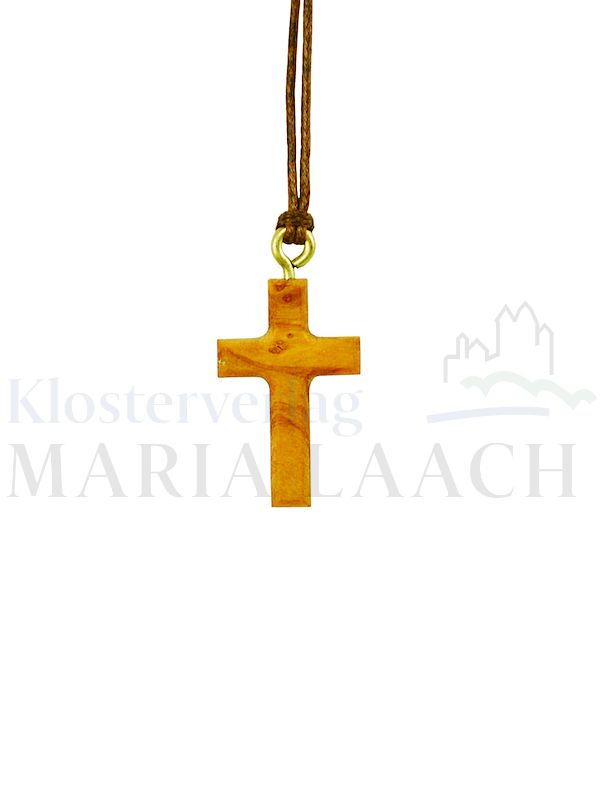 Foto: VE 5 Kreuz, Olivenholz, 3,2 x 2 cm, mit Schnur