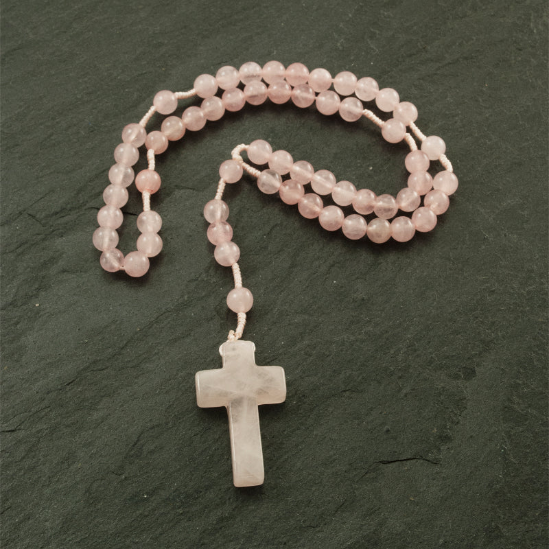 Rosenkranz aus Rosenquarz