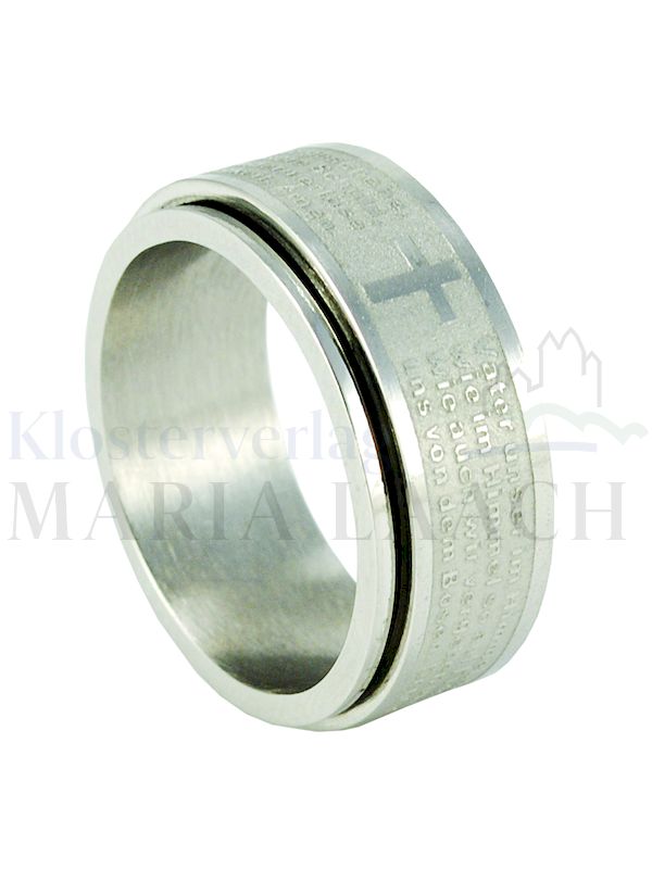 Foto: VE 5 Gebetsring Vater unser..., klein, rotierend, 57 mm