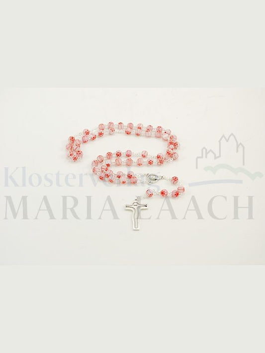Foto: Rosenkranz rosa, Murano, 53 cm lang