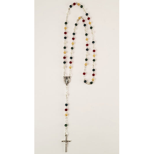 Rosenkranz mit bunten Perlen
