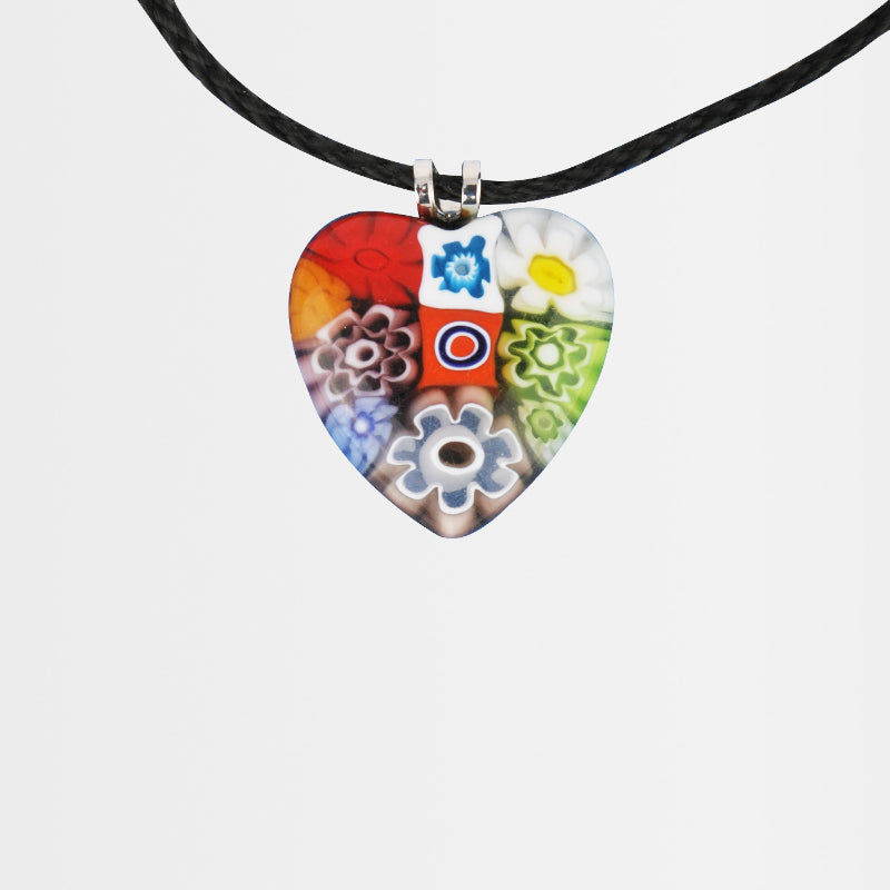 Halsanhänger "Herz" aus Muranoglas