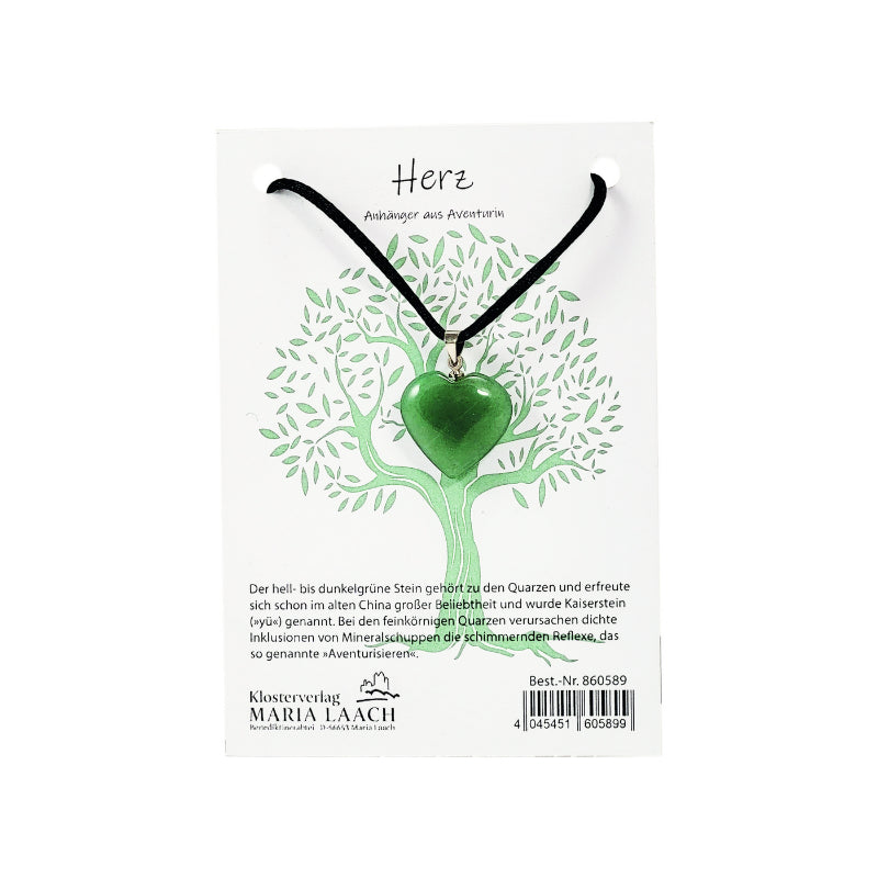 Halsanhänger Herz aus Aventurin