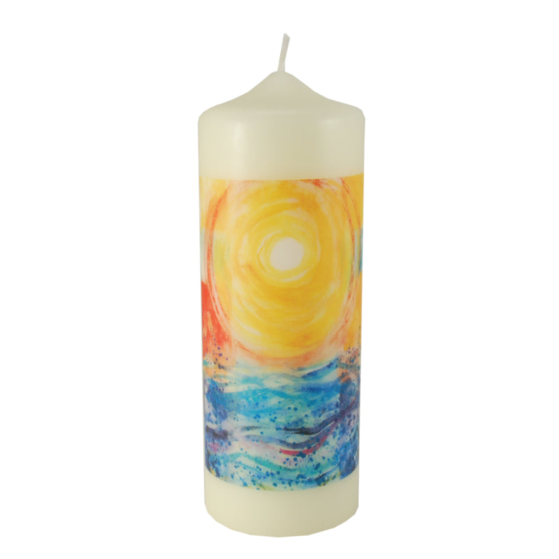 Kerze "Sonne und Wasser"