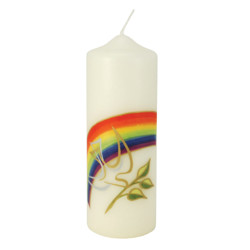 mittlere Kerze 'Shalom'