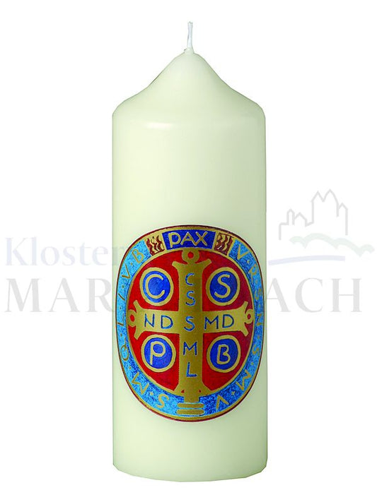 Foto: Kerze Benedictuskreuz, 165/60 mm