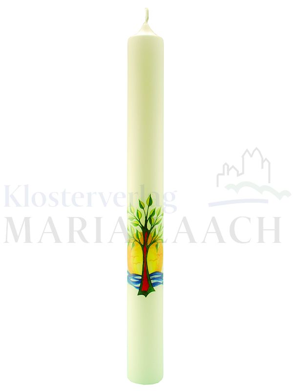 Foto: Kerze Lebensbaum / Sonne, 400/40 mm