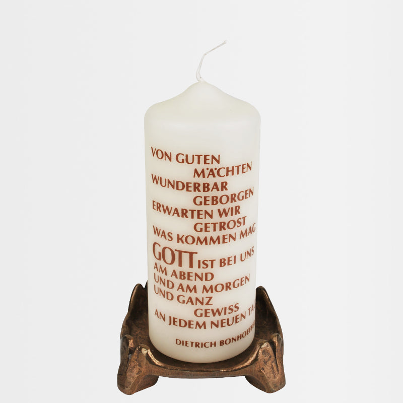 Kerze "Von guten Mächten…"