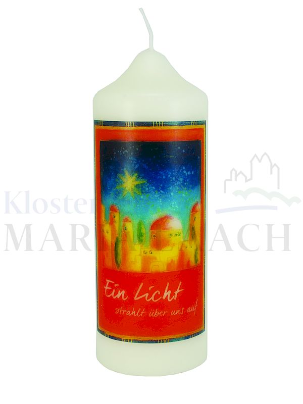 Foto: Kerze Ein Licht strahlt über uns auf, 165/60 mm