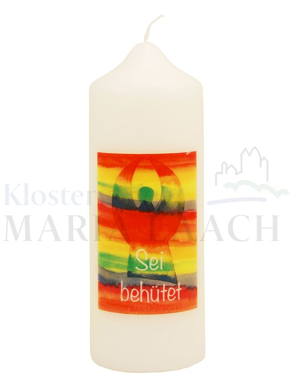 Foto: Kerze Sei behütet, 165/60 mm