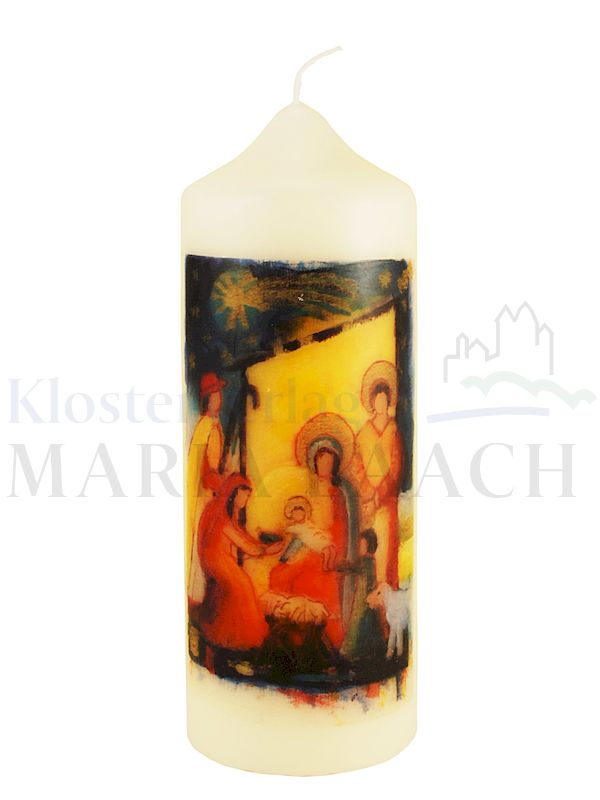 Foto: Kerze Anbetung der Hirten, 165/60 mm