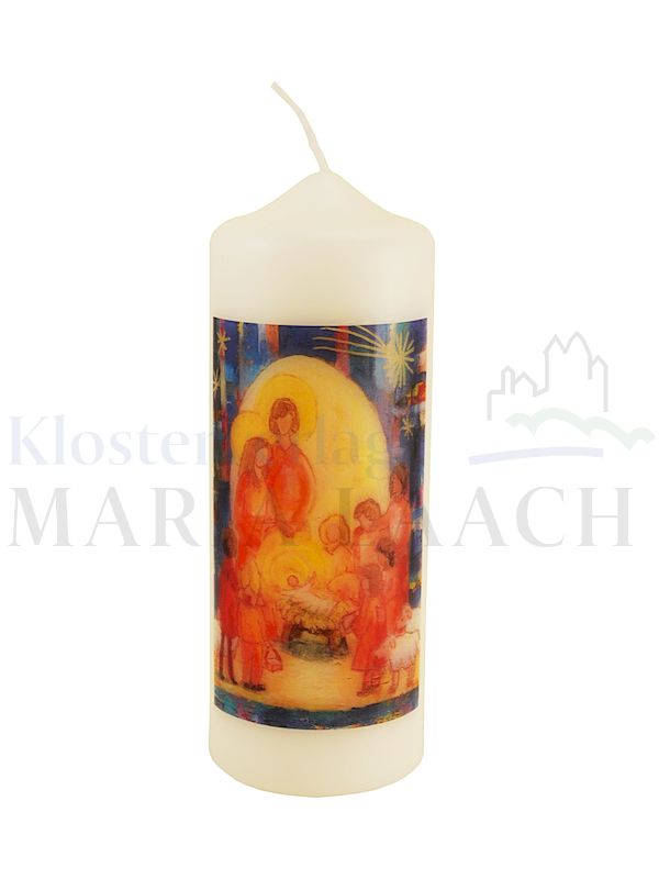 Foto: Kinder an der Krippe, 165/60 mm
