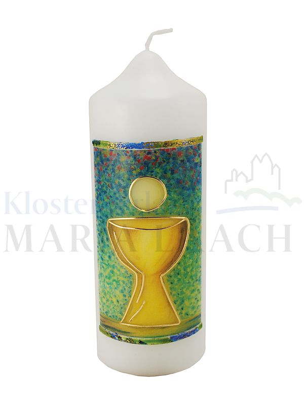 Foto: Kerze Kelch, mit Wachsauflage, 165/60 mm