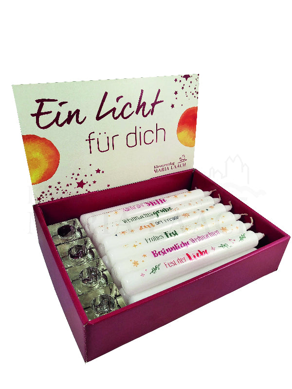 Nachfüllpack zu Verkaufsdisplay 871347 weihnachtliche Stabkerzen