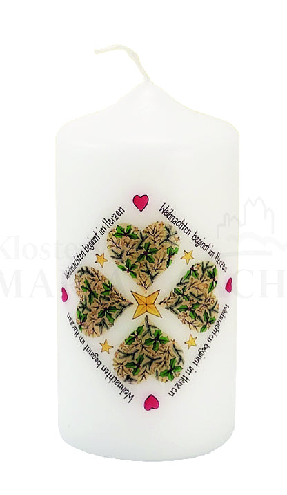 Display Nachfüllpack  Mandala- Weihnachtskerzen 4 x 3