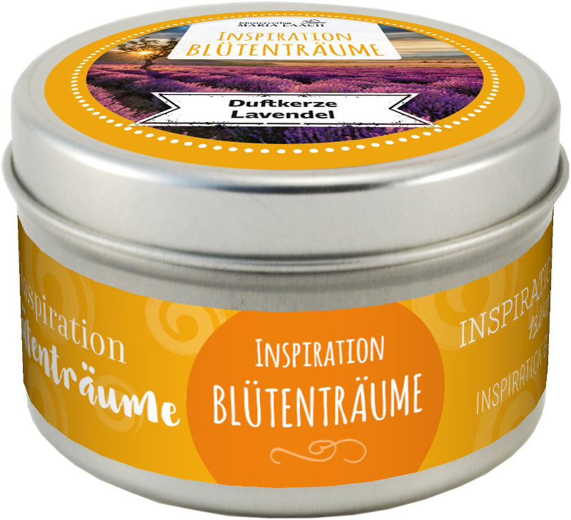 Dosenkerze Blütenträume - Duft: Waldblüten