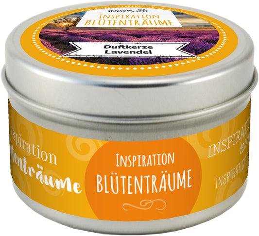 Dosenkerze Blütenträume - Duft: Waldblüten