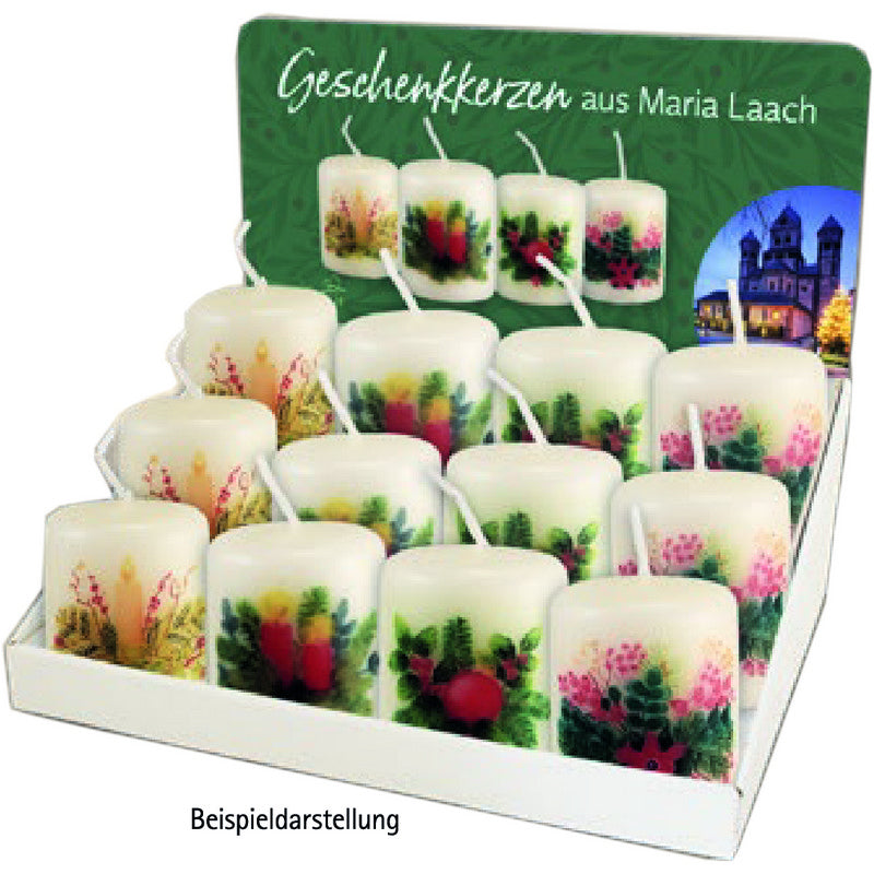 Foto: Nachfüllpack Minikerze Weihnachten, 28 Kerzen, 60/50 mm